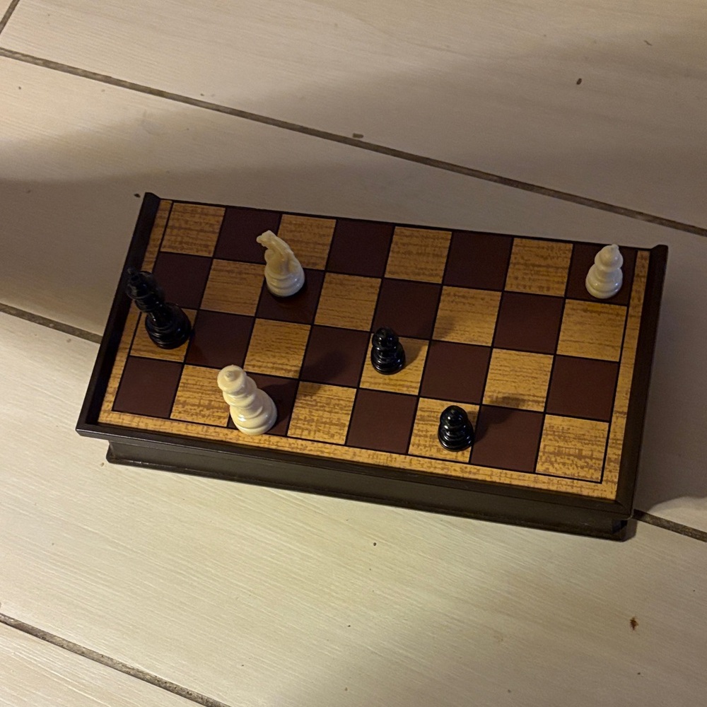 Vintage Wooden Chess Set